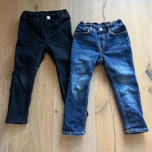 Bundle 2 pairs H&M boys jeans. 3t